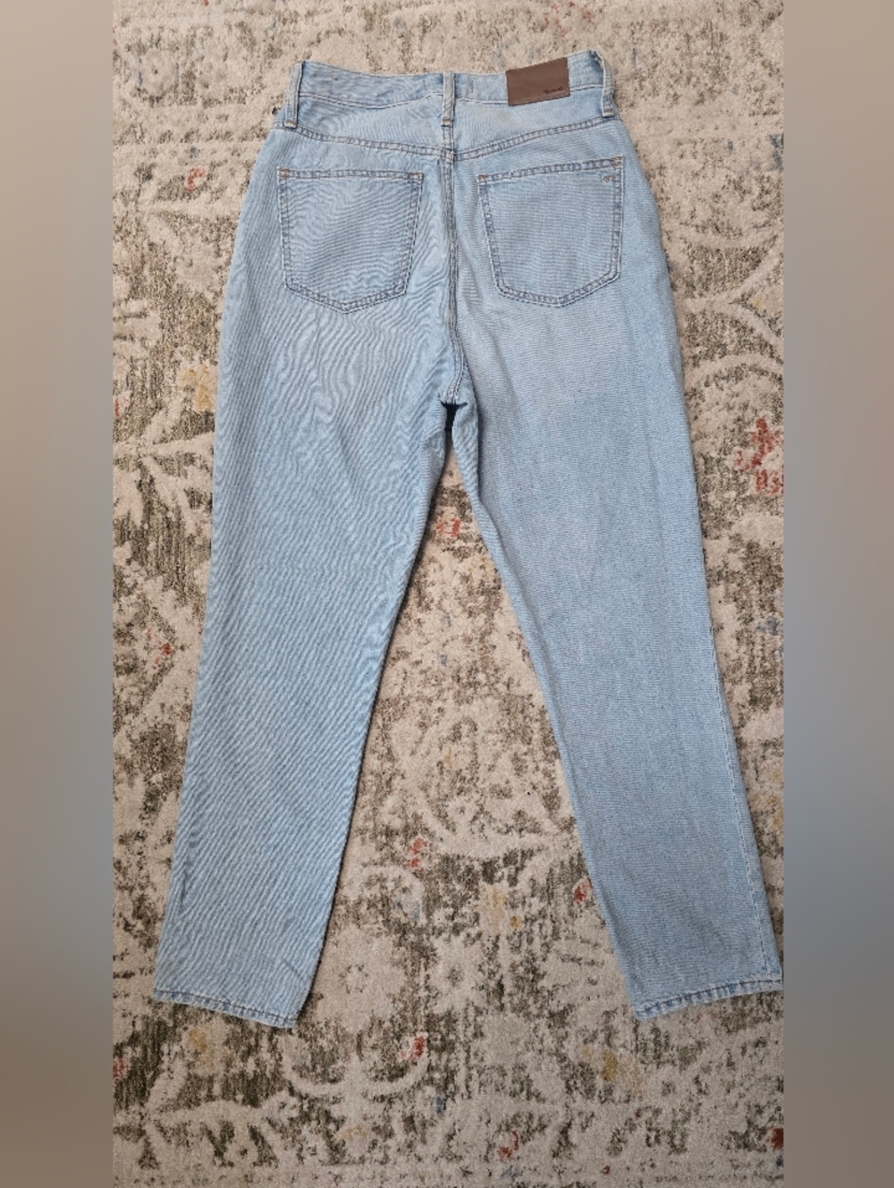 Madewell Light Blue Straight-Leg Women's Jeans - Picture 3 of 14